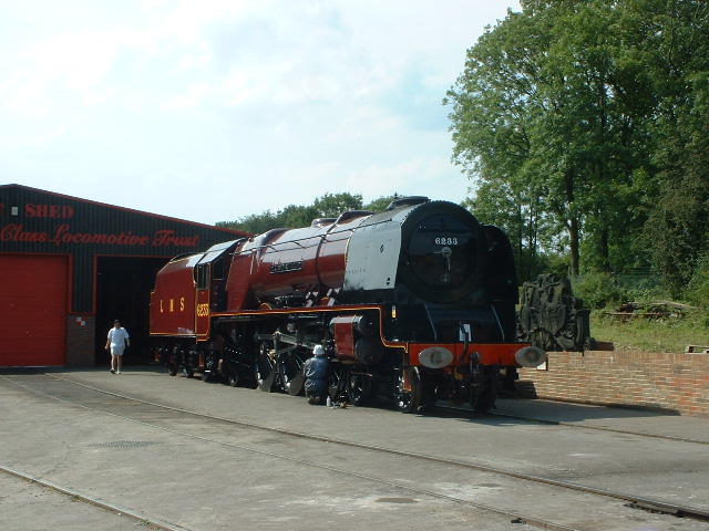 46233 in front of the West Shed on the 17th August 2002.