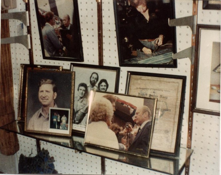 Photos on the wall