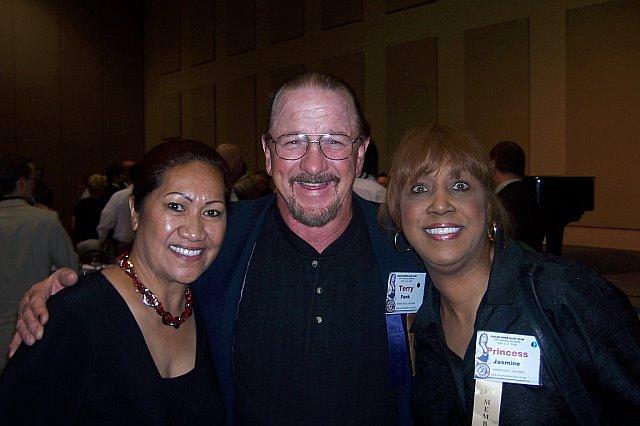 Ata Johnson, Terry Funk and Princess Jasmine