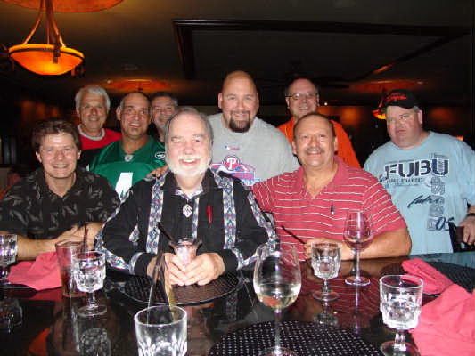 Percival and friends at Ballagio's