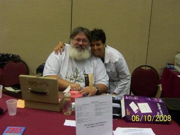 Fr. Jason Sanderson and Gloria Lovell