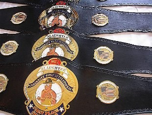Championship golf belts