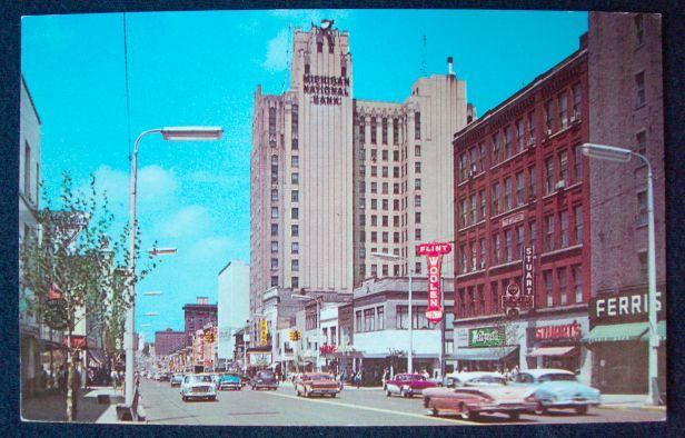 Saginaw Street in Flint, Michigan