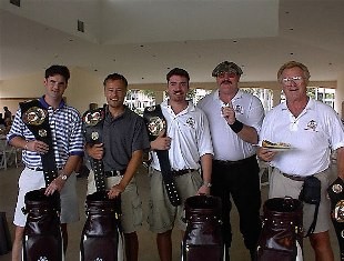 Slaughter, Bockwinkel and fellow golfers