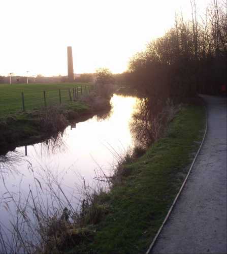 Canal feeder near Burrs Mill