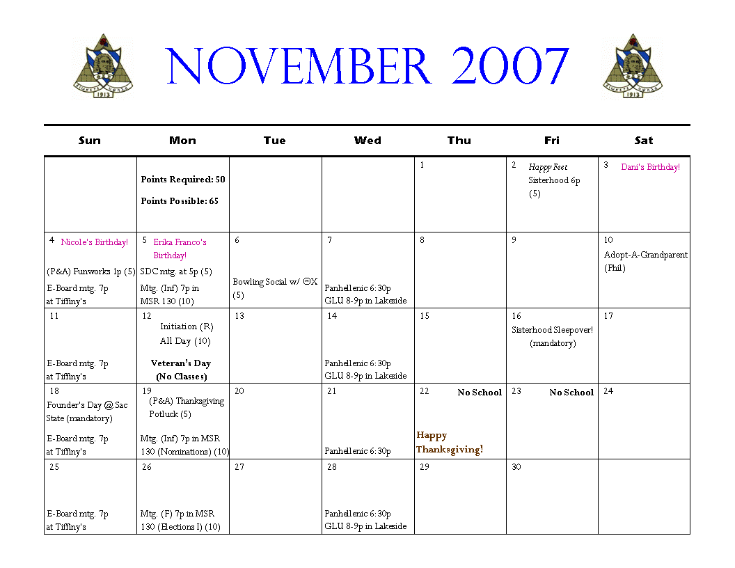 November 2007