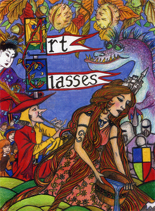 art class by anna evans