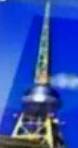 The Goldenrod Radio Tower as seen from the White City Mystery Gift Exchange