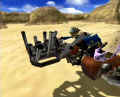 The main trainer crosses the desert with his Espeon (his other pok�mon is Umbreon)
Click to see larger!