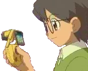Max looking at his pok�nav