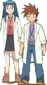 Gary now investigates Pok�mon Fossil Resurrection on an island between Cinnabar Island and Pallet Town with his assistant.