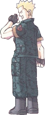 Original full-body concept art for Lt. Surge