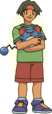 Tracey holds his Marril