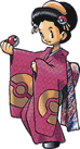 One of the Kimono Girls