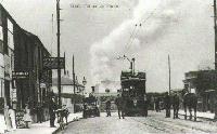 Towngate Street, showing level crossing and Tram terminus c1910