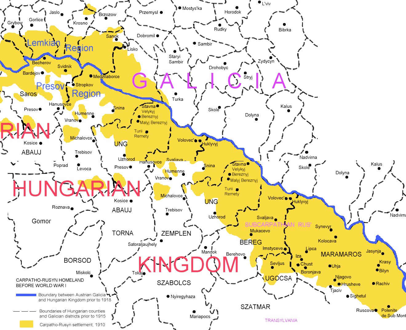 Ruthenia Map