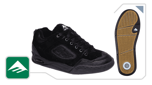 Emerica Reynolds Og Shoes Black/gum Size Vintage | mail.napmexico.com.mx