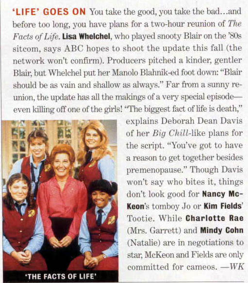 This is an Entertainment Weekly article.