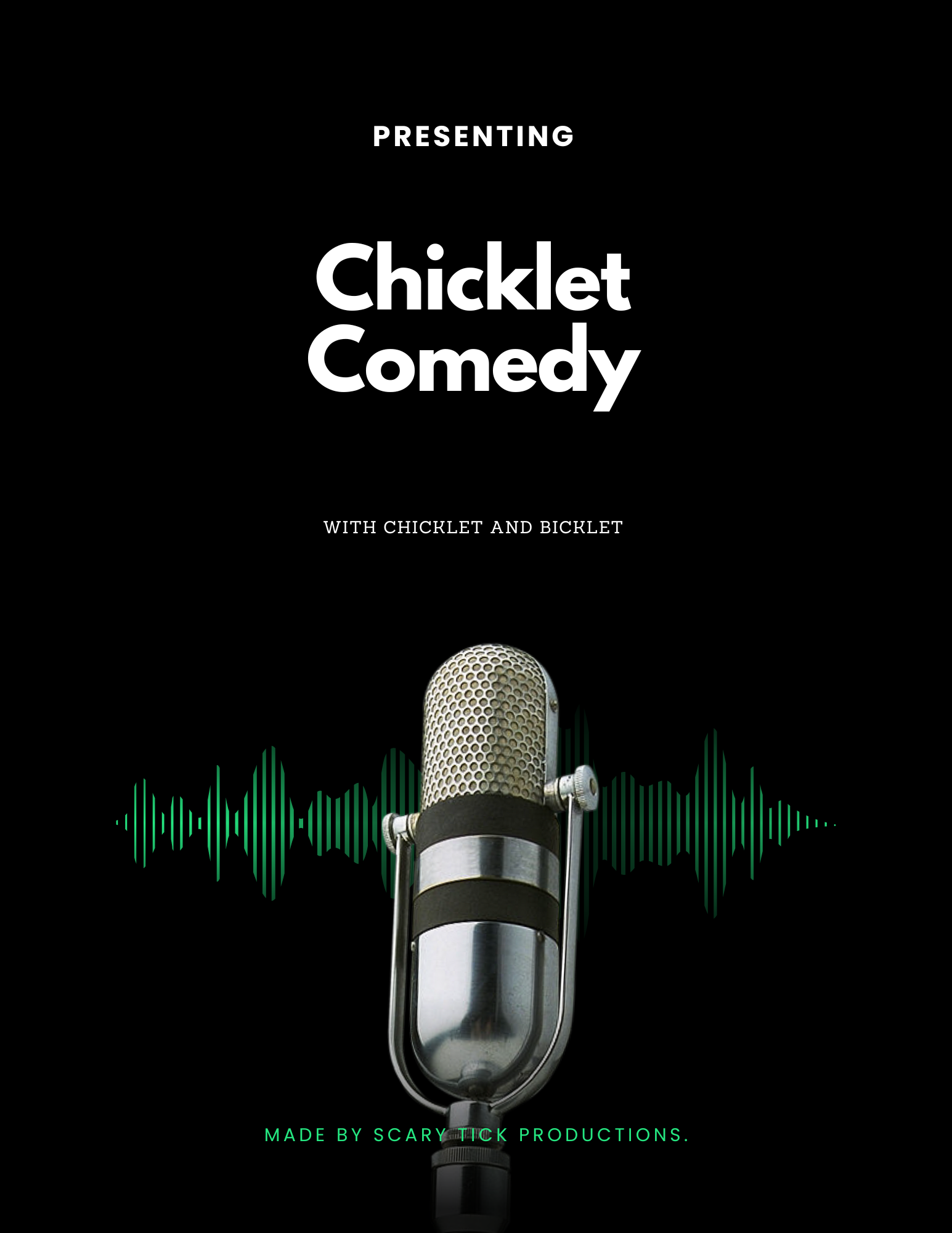 Chicklet Comedy Poster