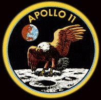 Distintiu del m&ograve;dul lunar "Eagle" de l'Apollo XI