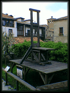 Reconstrucci&oacute; d'una guillotina francesa del segle XIX