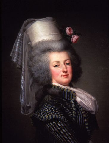 Retrat de Maria Antonieta realitzat per Wertm&uuml;ller (1788)