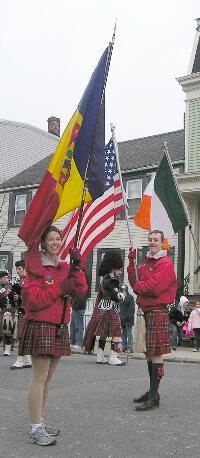 Queen's Bands flagbearers