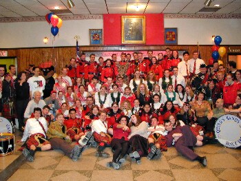 Bands and alumni at reception