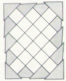 blocks with floating background