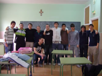 Izq. a der.: Daniel, Victor M., Rub&eacute;n, Juan J., Rafael (abajo), Daniel, Diego, Alberto, Adri&aacute;n, Oscar, Francisco J.