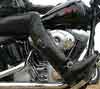 engineer boots astride machine