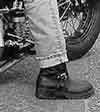 60s southern biker with engineer boots