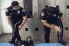 Academy Entertainment Malloy and dehners in locker room with other cop