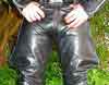 leather breeches european style belt