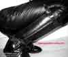 cowboy boots with leather pants
