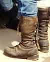 dusty laced boot