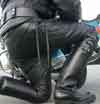 Full leather at machine
