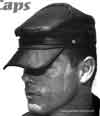 Confederate forage cap leather