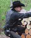 western reenactor
