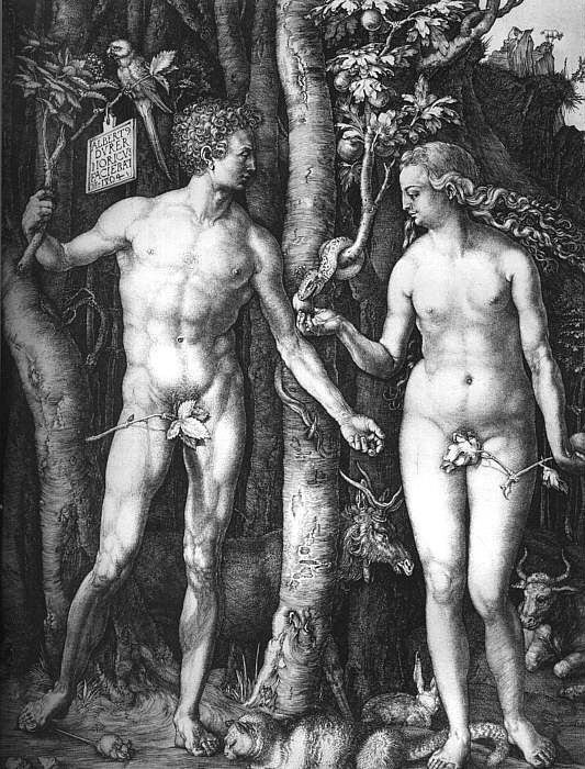 Alberto Durero: Ad�n y Eva