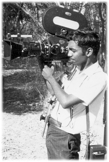 With Arri 16BL Camera at the Film Institute - 1969