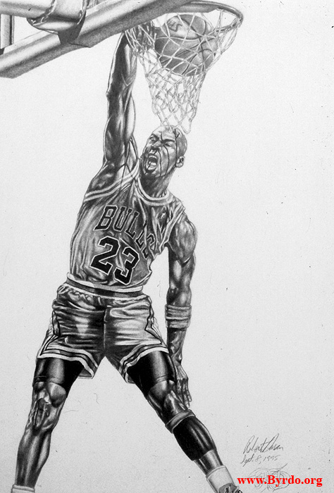 Bilder Michael Jordan: Lerne Zeichnen mit dem Basketball-Superstar!