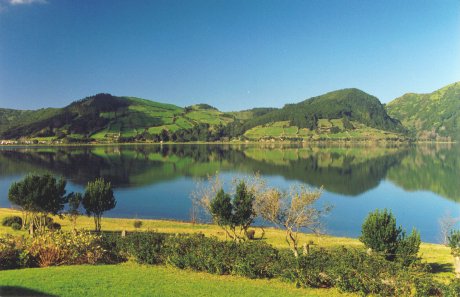 The view from the verandah of the cottage, Lagoa Azul, Sete Cidades