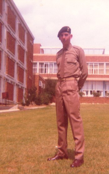The new recruit, Heidelberg Army Gymnasium, 1970