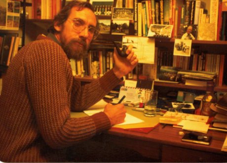 At my study desk, Stellenbosch 1980