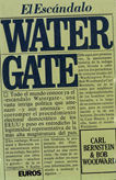 Portada del libro sobre el escándalo Water Gate