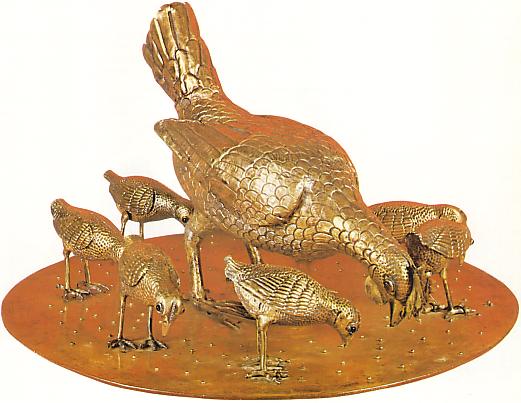 Langobardian silver chickens