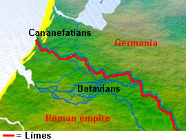 The Rhinedelta in 69AD