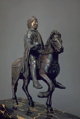 Bronze statue of Charlemagne