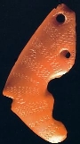 Prehistoric amber jewel (Egemarke, Denmark)